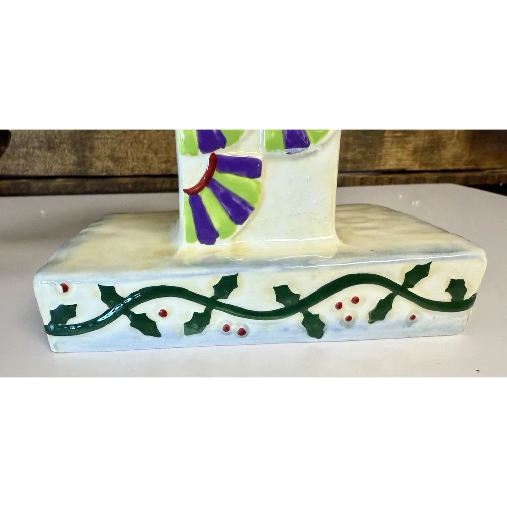 Jim Shore Holiday‎ Traditions Reindeer Candle Holders Pair w/ Original Boxes